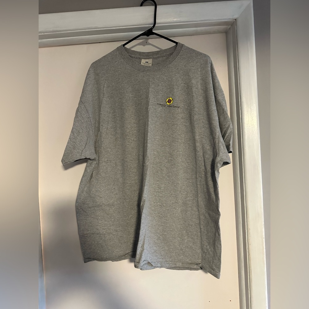 Simply Southern softball mom Gray T-Shirt XXL